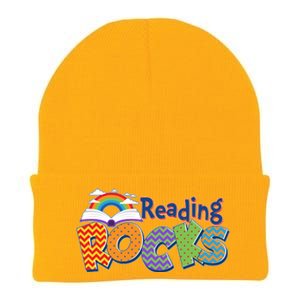 Reading Rocks Book Lover Reading Fan Knit Cap Winter Beanie