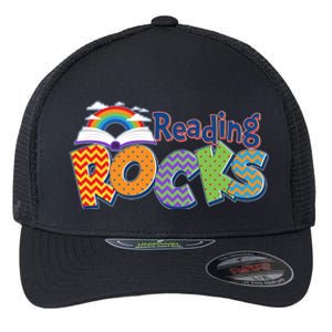 Reading Rocks Book Lover Reading Fan Flexfit Unipanel Trucker Cap