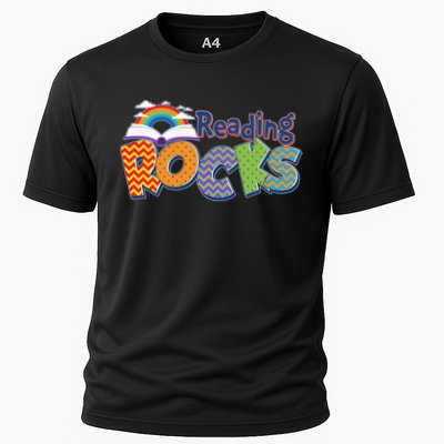Reading Rocks Book Lover Reading Fan Performance Shirt