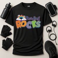 Reading Rocks Book Lover Reading Fan Performance Shirt