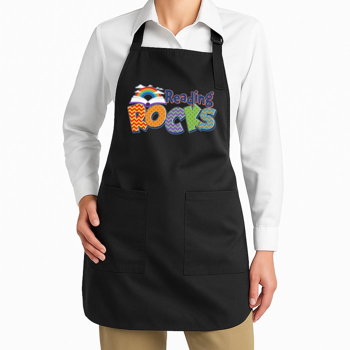 Reading Rocks Book Lover Reading Fan Apron
