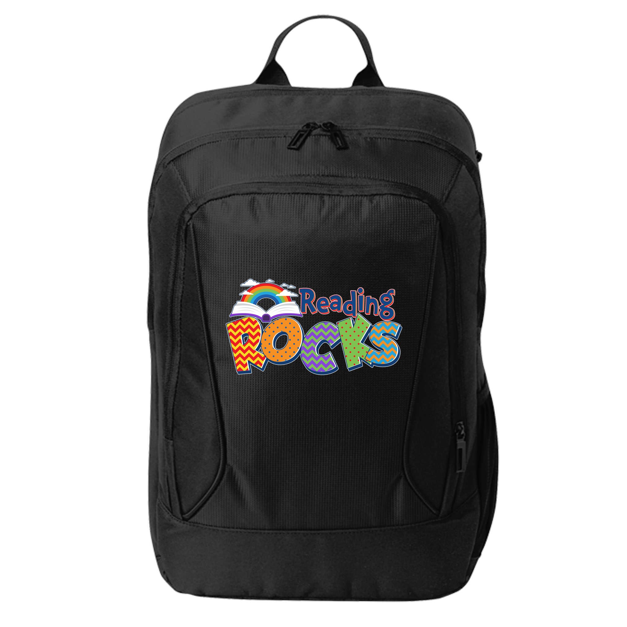 Reading Rocks Book Lover Reading Fan City Backpack