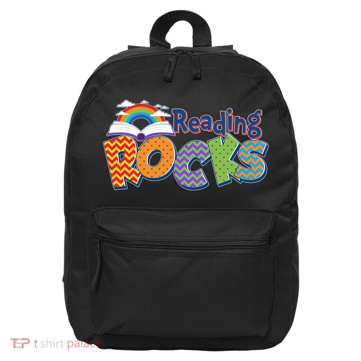 Reading Rocks Book Lover Reading Fan 16 in Basic Backpack