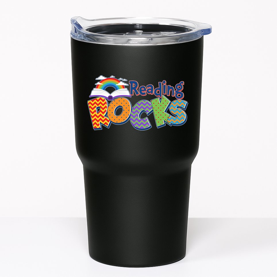 Reading Rocks Book Lover Reading Fan Tumbler