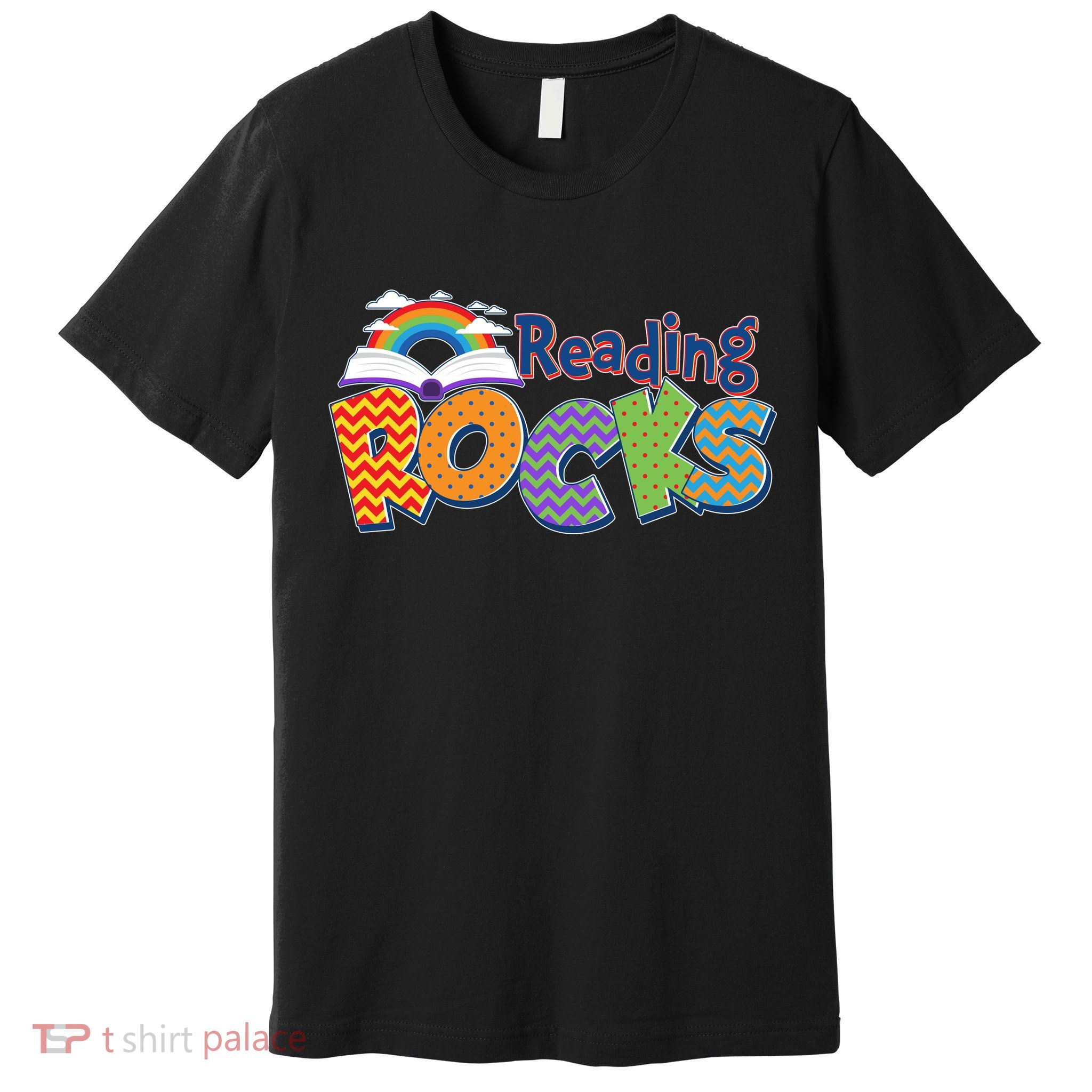 Reading Rocks Book Lover Reading Fan Premium T-Shirt