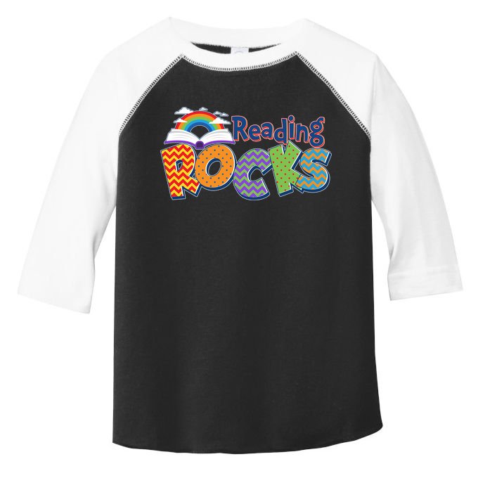 Reading Rocks Book Lover Reading Fan Toddler Fine Jersey T-Shirt