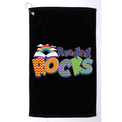 Reading Rocks Book Lover Reading Fan Golf Towel