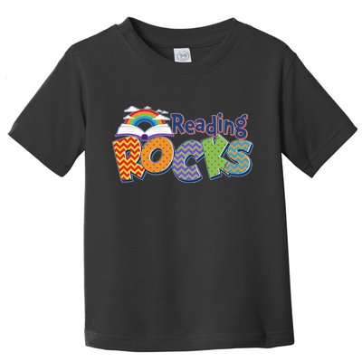 Reading Rocks Book Lover Reading Fan Toddler T-Shirt