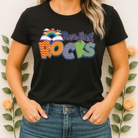 Reading Rocks Book Lover Reading Fan Womens T-Shirt
