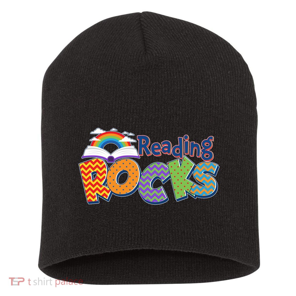 Reading Rocks Book Lover Reading Fan Short Acrylic Beanie