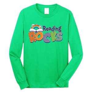 Reading Rocks Book Lover Reading Fan Long Sleeve Shirt