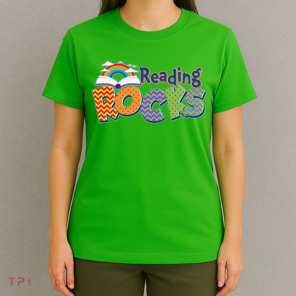 Reading Rocks Book Lover Reading Fan T-Shirt