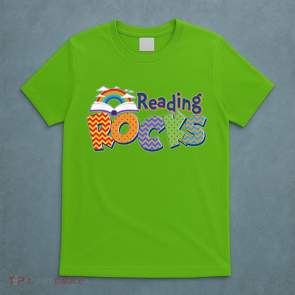 Reading Rocks Book Lover Reading Fan T-Shirt