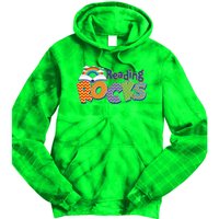 Reading Rocks Book Lover Reading Fan Tie Dye Hoodie