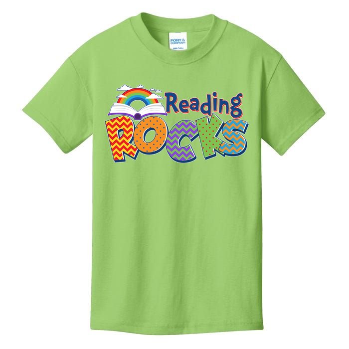 Reading Rocks Book Lover Reading Fan Kids T-Shirt