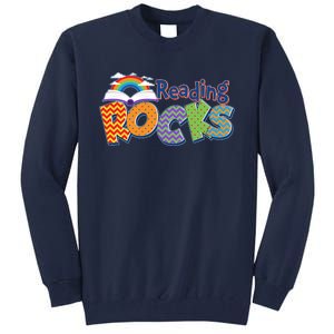 Reading Rocks Book Lover Reading Fan Tall Sweatshirt