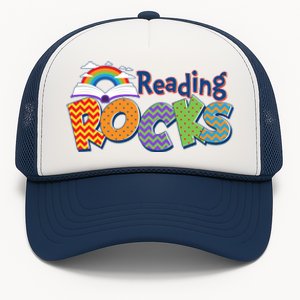 Reading Rocks Book Lover Reading Fan Trucker Hat