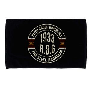 Rbg Ruth Bader Ginsburg The Steel Magnolia Political Great Gift Microfiber Hand Towel