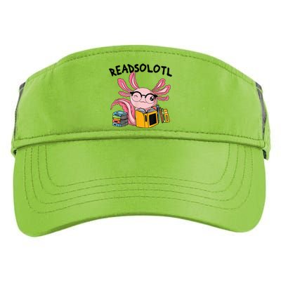 Readsolotl Read Books Lover Axolotl Adult Drive Performance Visor