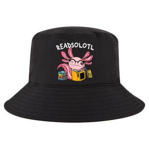 Readsolotl Read Books Lover Axolotl Cool Comfort Performance Bucket Hat