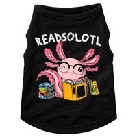 Readsolotl Read Books Lover Axolotl Doggie Tank
