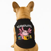 Readsolotl Read Books Lover Axolotl Doggie Tank