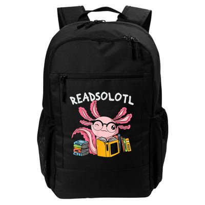 Readsolotl Read Books Lover Axolotl Daily Commute Backpack