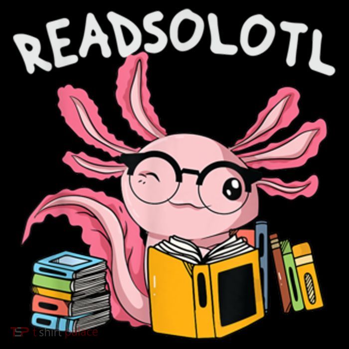 Readsolotl Read Books Lover Axolotl Sustainable Bucket Hat