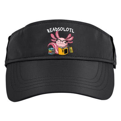 Readsolotl Read Books Lover Axolotl Adult Drive Performance Visor