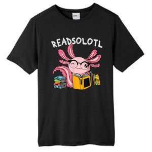 Readsolotl Read Books Lover Axolotl Tall Fusion ChromaSoft Performance T-Shirt