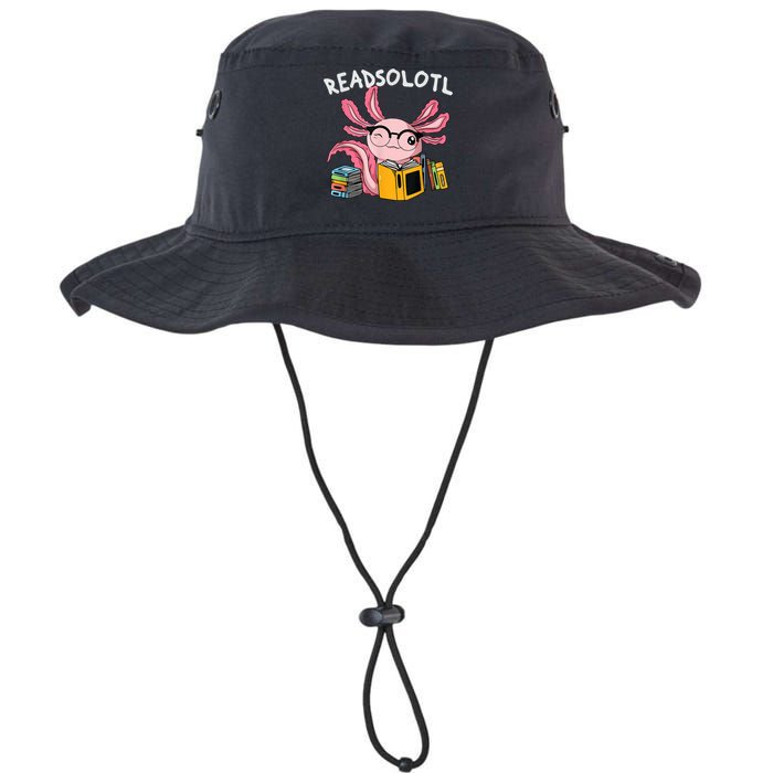 Readsolotl Read Books Lover Axolotl Bucket Hat