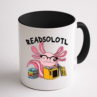Readsolotl Read Books Lover Axolotl Mug