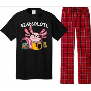 Readsolotl Read Books Lover Axolotl Pajama Set