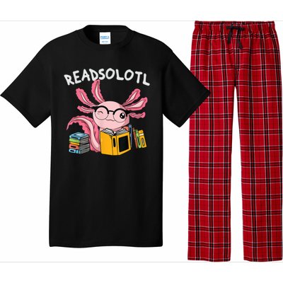 Readsolotl Read Books Lover Axolotl Pajama Set