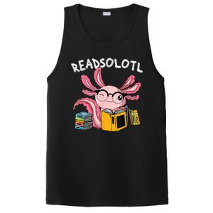 Readsolotl Read Books Lover Axolotl PosiCharge Competitor Tank