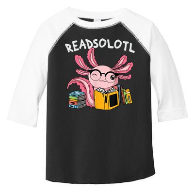 Readsolotl Read Books Lover Axolotl Toddler Fine Jersey T-Shirt