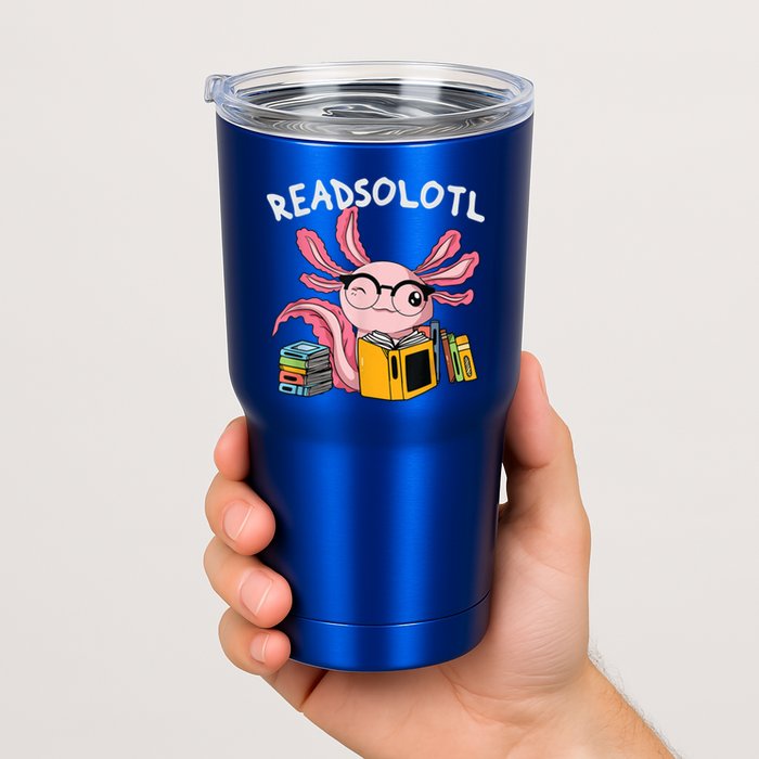 Readsolotl Read Books Lover Axolotl Tumbler