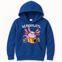 Readsolotl Read Books Lover Axolotl Kids Hoodie