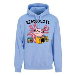 Readsolotl Read Books Lover Axolotl Unisex Surf Hoodie