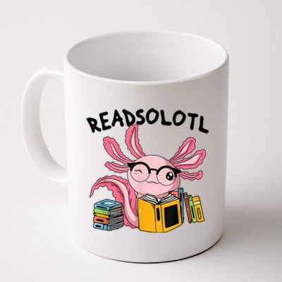 Readsolotl Read Books Lover Axolotl Coffee Mug