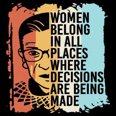 Rbg Ruth Bader Ginsburg Feminist Political Gift T-Shirt