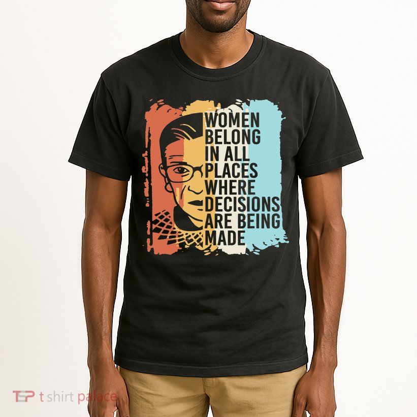 Rbg Ruth Bader Ginsburg Feminist Political Gift Tall T-Shirt