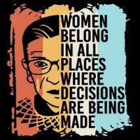 Rbg Ruth Bader Ginsburg Feminist Political Gift Toddler T-Shirt