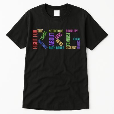 Rbg Ruth Bader Ginsburg Political Feminist Gift Tall T-Shirt