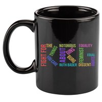 Rbg Ruth Bader Ginsburg Political Feminist Gift 11oz C Handle Ceramic Mug