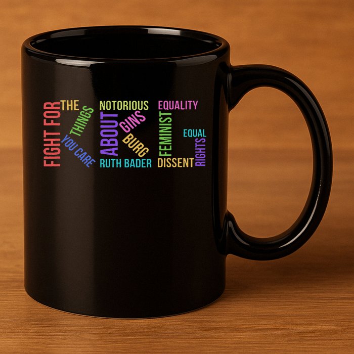 Rbg Ruth Bader Ginsburg Political Feminist Gift 11oz C Handle Ceramic Mug