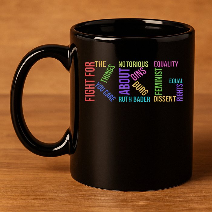 Rbg Ruth Bader Ginsburg Political Feminist Gift 11oz C Handle Ceramic Mug