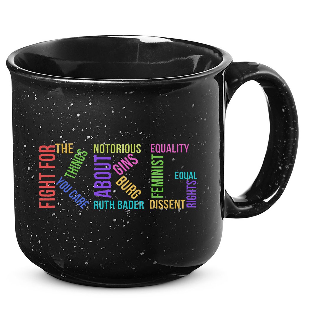 Rbg Ruth Bader Ginsburg Political Feminist Gift 15oz Campfire Ceramic Mug