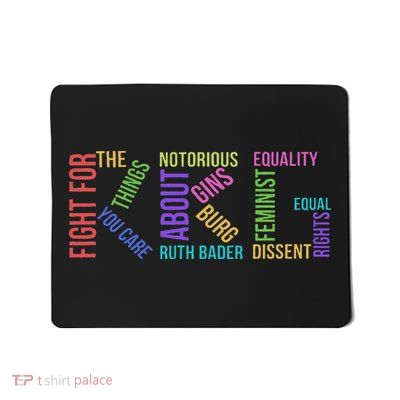 Rbg Ruth Bader Ginsburg Political Feminist Gift Mousepad