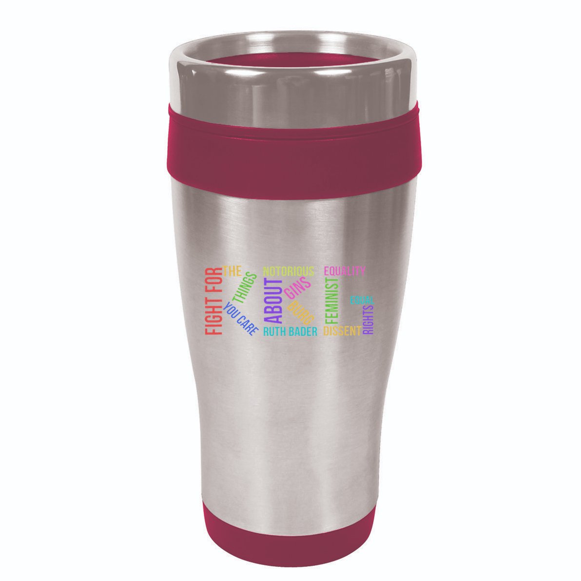 Rbg Ruth Bader Ginsburg Political Feminist Gift 16oz Travel Tumbler